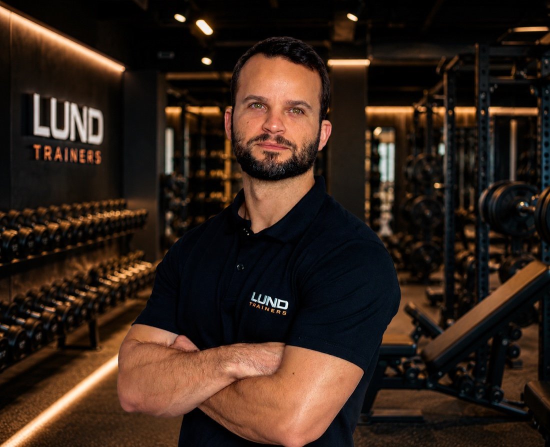 Rafa Lund, personal trainer e educador, na Lund Trainers